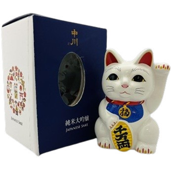 中川酒造 福寿梅 招き猫ボトル 500ml【3～4営業日以内に出荷】【常温】中川酒造　鳥取　日本酒　酒　ギフト　贈り物　贈答　花見　バレンタイン　お父さん